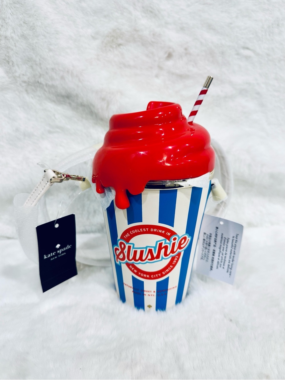 Kate Spade 3D Slushie Crossbody Bag Novelty drink statement collector NWT